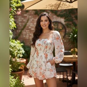 Floral romper médium
